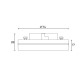 Лампа светодиодная Hesby Lighting Solar GX53 11Вт 3000K HSBL_0258