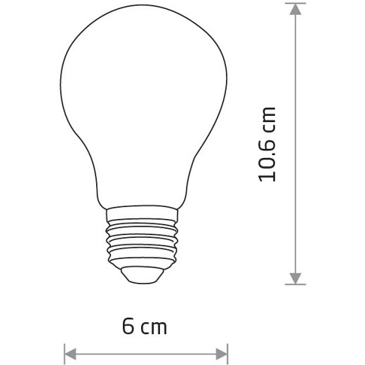 Лампа светодиодная Nowodvorski Bulb E27 7Вт 3000K 10587