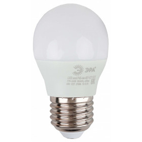 Лампа светодиодная Эра  E27 8Вт 2700K LED P45-8W-827-E27 R