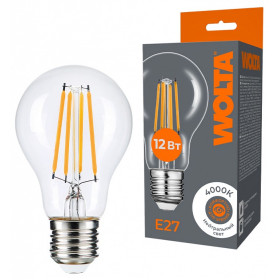 Лампа светодиодная Wolta  E27 12Вт 4000K WF-A60-12W4KE27