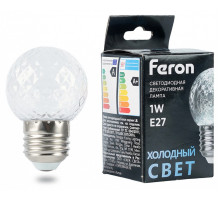 Лампа светодиодная Feron  E27 1Вт 6400K 52176