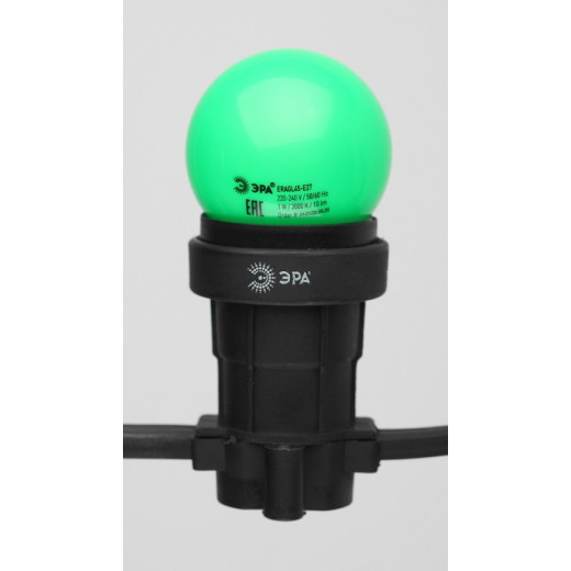 Лампа светодиодная Эра  E27 1Вт 3000K ERAGL45-E27