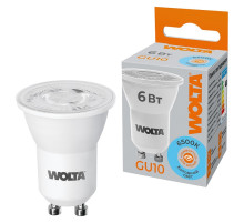 Лампа светодиодная Wolta  GU10 6Вт 6500K WSTD-JCDR-MR11-6W6KGU10-L
