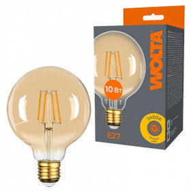 Лампа светодиодная Wolta  E27 10Вт 2400K WF-G95-10W2.4KE27
