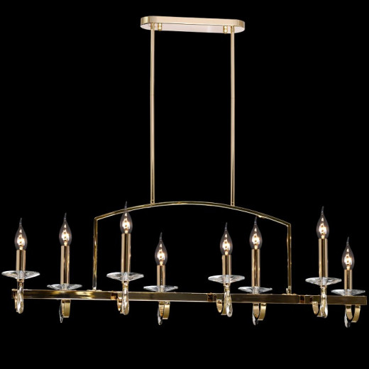 Люстра на штанге ILLUMICO  IL5253-8PLS-25 ELITE