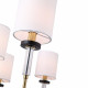 Люстра на штанге ST-Luce BLACK+BRASS SL1404.303.06