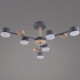 Люстра на штанге 03758-0.3-06 GREY+WOOD GX53
