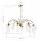 Люстра на штанге ST-Luce Luminera SL1401.303.08