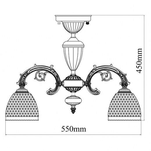 Люстра на штанге MW-Light Фелиция 26 114010405