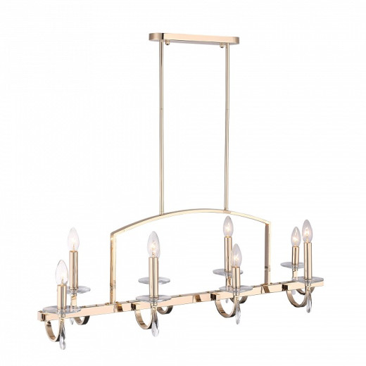 Люстра на штанге ST-Luce BRASS SL1405.223.08