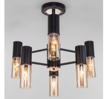 Люстра на штанге Eurosvet Tesoro 70125/6 черный