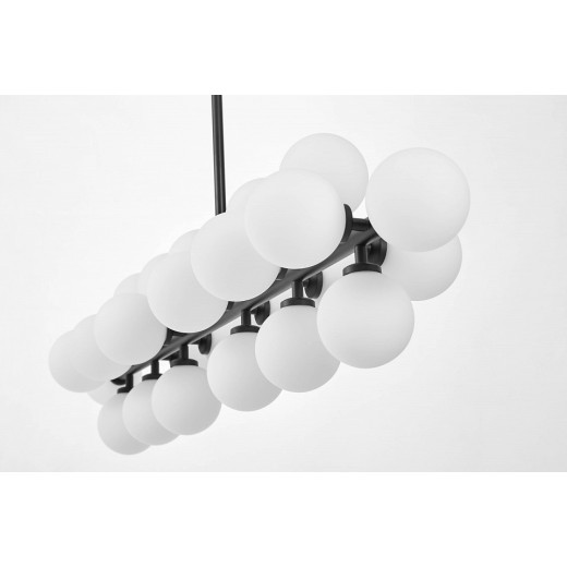 Люстра на штанге LUMINA DECO MARSIADA LDP 6033-24 BK