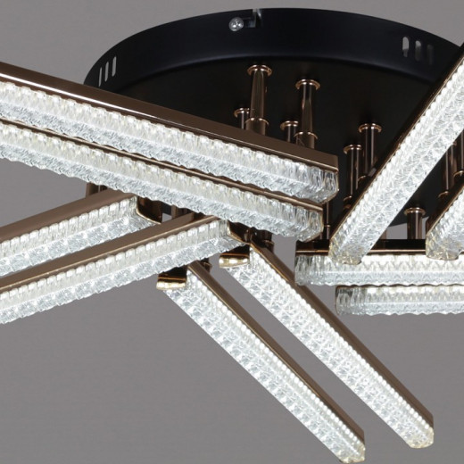 Люстра на штанге  17090-0.3-10 BK+FG