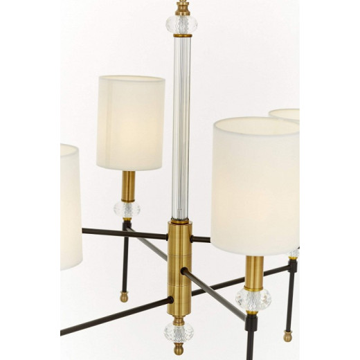 Люстра на штанге LUMINA DECO RODEZIO LDP 1229-6-NF MD