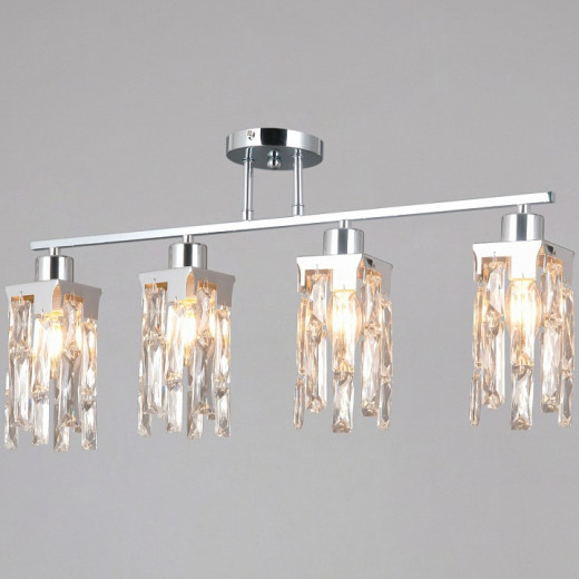 Люстра на штанге ILLUMICO  IL3601-4CSQ-26 CR DS
