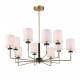 Люстра на штанге ST-Luce BLACK+BRASS SL1404.303.10