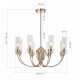 Люстра на штанге ST-Luce Elegra SL1402.203.08