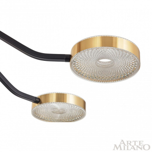 Люстра на штанге Arte Milano Ferrara-76079 276079/8 BK/GD
