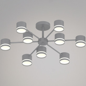 Люстра на штанге 89730-0.3-09 GX53 GREY