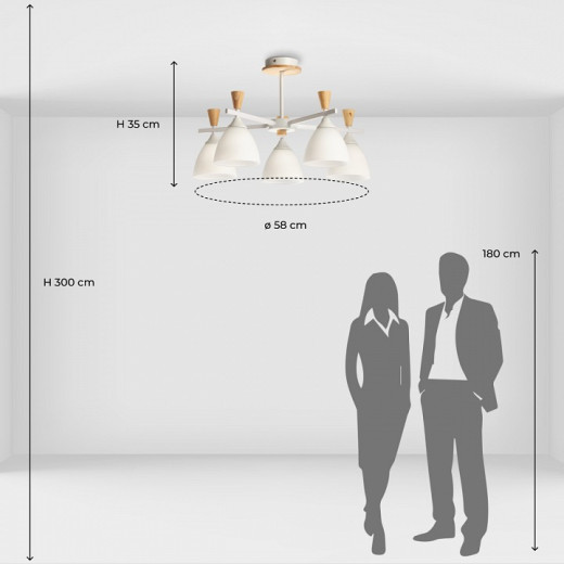 Люстра на штанге De City Дэла 635015505
