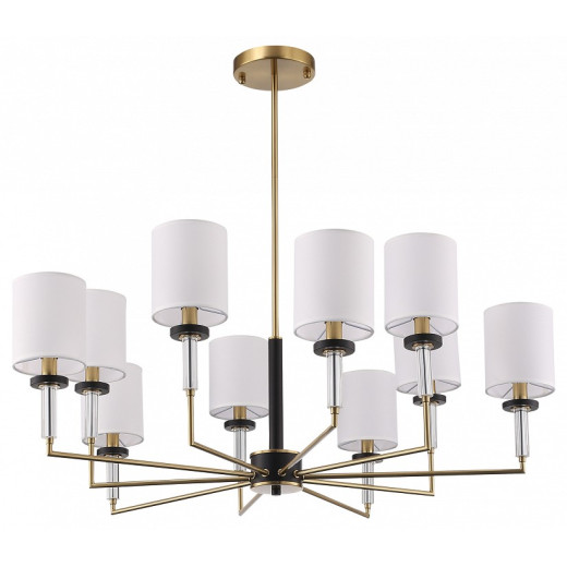 Люстра на штанге ST-Luce BLACK+BRASS SL1404.303.10