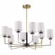 Люстра на штанге ST-Luce BLACK+BRASS SL1404.303.10