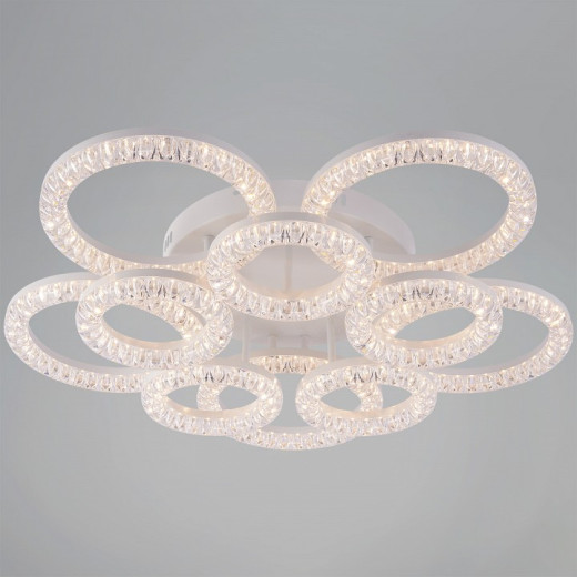 Люстра на штанге  09847-0.3-5+5A WH