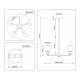 Люстра на штанге Ambrella Light LH LH53164