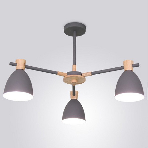Люстра на штанге Imperiumloft Folke Gray FOLKE01