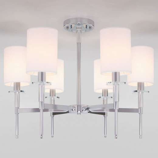 Люстра на штанге Eurosvet Brielle 60132/6 хром