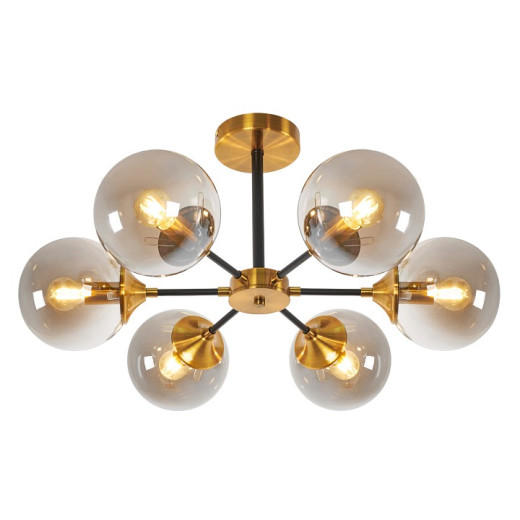 Люстра на штанге MyFar Fisher MR1741-6C