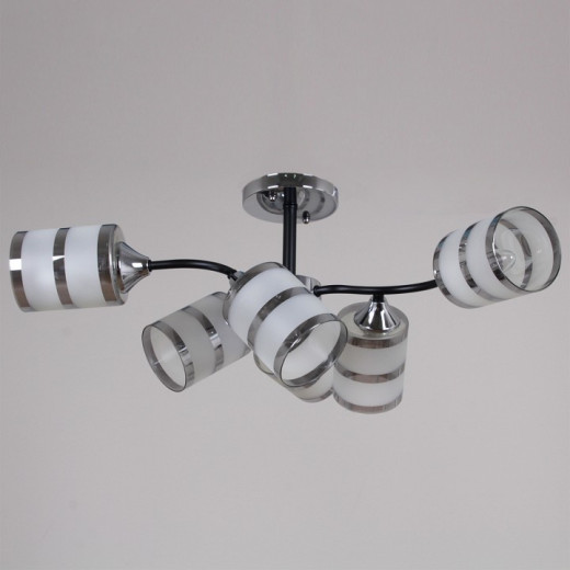 Люстра на штанге  45360-0.3-06 BK+CR