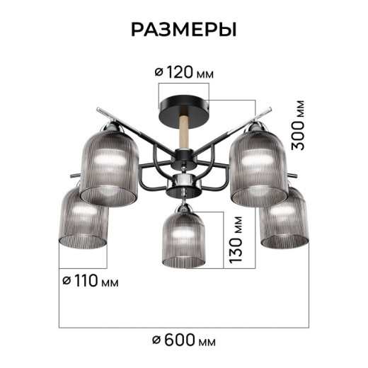 Люстра на штанге Apeyron Electrics  16-224