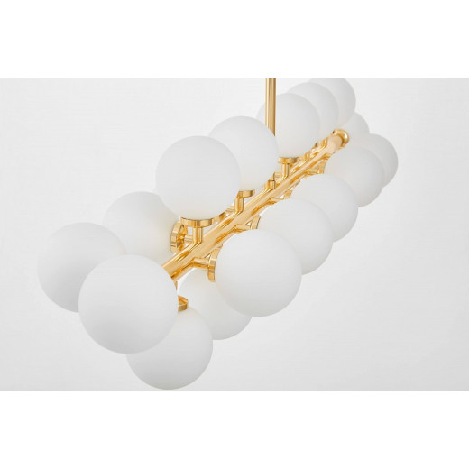 Люстра на штанге LUMINA DECO MARSIADA LDP 6033-24 GD