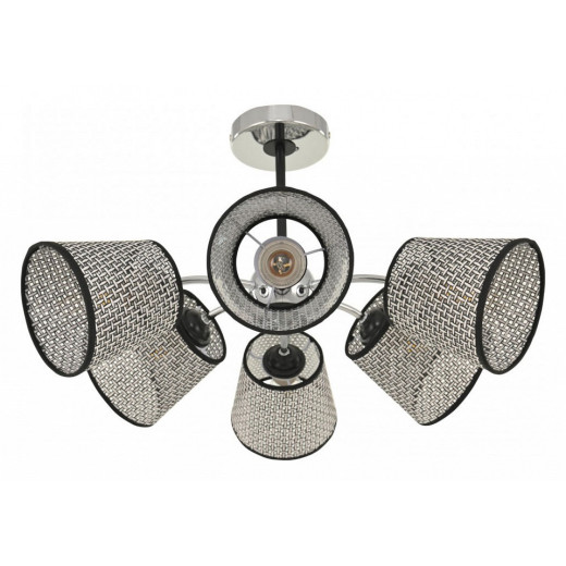 Люстра на штанге Arte Milano Napoli-320007 320007/3+3 CR.BK