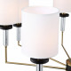 Люстра на штанге ST-Luce BLACK+BRASS SL1404.303.10