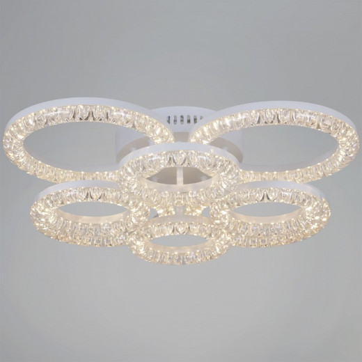 Люстра на штанге  09847-0.3-4+4A WH