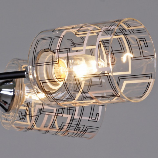 Люстра на штанге  26260-0.3-04 CR+BK