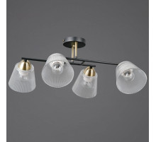 Люстра на штанге ILLUMICO IL0845 IL0845-4CSQ-25BKAB ELITE