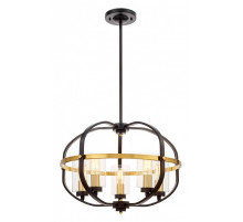 Люстра на штанге LUMINA DECO Monterey LDP 1141-5 BK+MD