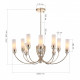 Люстра на штанге ST-Luce Elegra SL1402.253.10