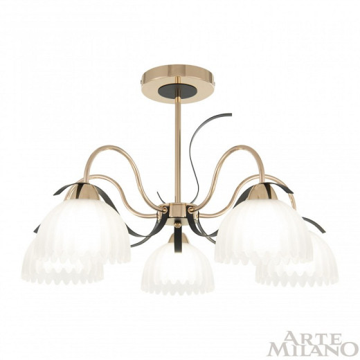 Люстра на штанге Arte Milano Napoli-327306 327306/5 FG+BK