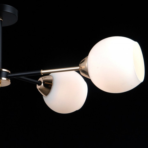 Люстра на штанге ILLUMICO LIBRA IL0715-4CSQ-24 BK GD LIBRA