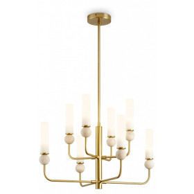 Люстра на штанге Freya Sunspot FR5482CL-08BS