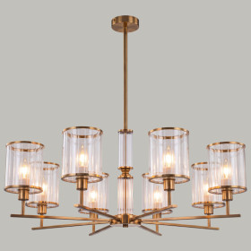 Люстра на штанге ILLUMICO  IL0183-8C-79 COPPER KOPNINI