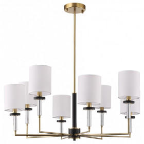 Люстра на штанге ST-Luce BLACK+BRASS SL1404.303.08