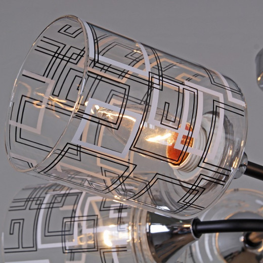 Люстра на штанге  26260-0.3-06 CR+BK