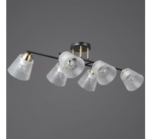 Люстра на штанге ILLUMICO IL0845 IL0845-6CSQ-25BKAB ELITE