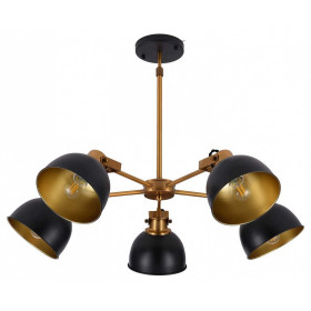 Люстра на штанге LUMINA DECO Belmonti LDP D017-5 BK