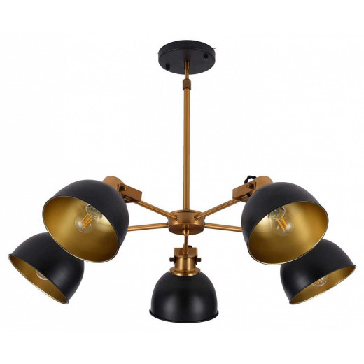 Люстра на штанге LUMINA DECO Belmonti LDP D017-5 BK